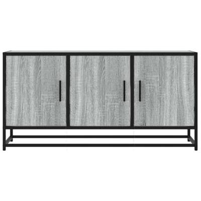 Tv-meubel 100x35x50 cm bewerkt hout metaal grijs sonoma eiken Tv-meubel 100x35x50 cm bewerkt hout metaal grijs sonoma eiken