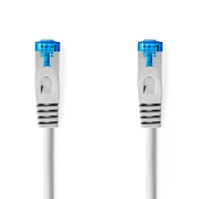 CAT6a netwerkkabel | S/FTP | RJ45 Male | RJ45 Male | 5.00 m | Snagless | Rond | LSZH | Wit