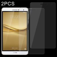 2 stk HUAWEI MediaPad T2 7.0 Pro 0.4mm 9H oppervlaktehardheid volledig scherm gehard glas Screen Protector - thumbnail