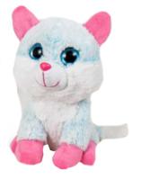 Play by Play knuffeldier Animal Party junior 25 cm blauw/roze - thumbnail