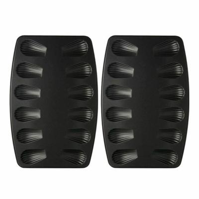 Set van 2 madeleinevormen met 12 prints - ZENKER - Speciale Landen