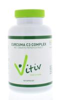 Vitiv Curcuma met zwarte peper 120 Capsules - thumbnail