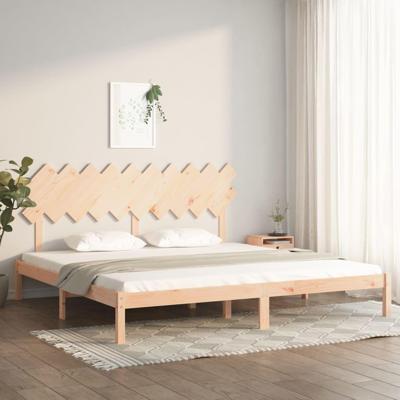 Bedframe massief hout 200x200 cm Bedframe massief hout 200x200 cm