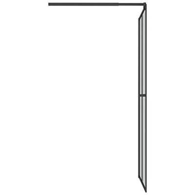 Inloopdouchescherm 118x190 cm donker gehard glas - thumbnail