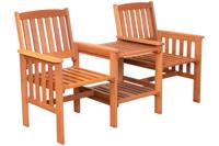 Memphis Loveseater houten tuinbank - thumbnail