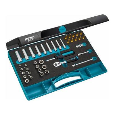HAZET Dopsleutelset 855-1 | 1/4 inch (6,3 mm) vierkant hol | Buiten-zeskant-tractieprofiel, Buiten-TORX®-profiel, Binnen-TORX®-profiel, Sleufprofiel| HAZET Dopsleutelset 855-1 | 1/4 inch (6,3 mm) vierkant hol | Buiten-zeskant-tractieprofiel, Buiten-TORX®-profiel, Binnen-TORX®-profiel, Sleufprofiel|