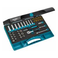 HAZET Dopsleutelset 855-1 | 1/4 inch (6,3 mm) vierkant hol | Buiten-zeskant-tractieprofiel, Buiten-TORX®-profiel, Binnen-TORX®-profiel, Sleufprofiel| - thumbnail