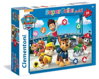 Clementoni - puzzel 24 stukjes maxi paw patrol 3, kinderpuzzels, 3-5 jaar, 24049