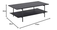Bendt Salontafel 'Mick' 115 x 60cm, kleur Zwart - thumbnail