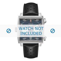 Horlogeband Tag Heuer CAW211P / FC6356 Leder Zwart 22mm - thumbnail