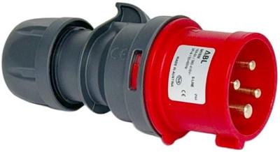 Enzo CEE 4P/32A/400V stekker rood 6315162