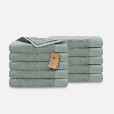 Walra Remade Cotton Handdoeken 70 x 140 cm - 550 gr/m² - Jade - 10 stuks