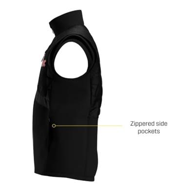 Ty Safe jogger acdc bodywarmer | zwart/rood | maat xl - wi1200xl0