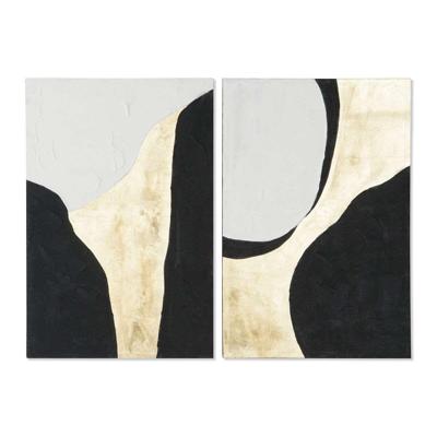 Schilderij Home ESPRIT Abstract Stads 60 x 3 x 90 cm (2 Stuks)