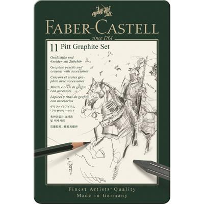 Faber Castell FC-112972 Grafietset Faber-Castell Pitt 11-delig