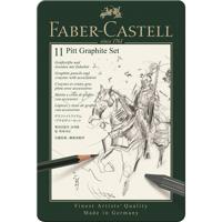 Faber Castell FC-112972 Grafietset Faber-Castell Pitt 11-delig - thumbnail