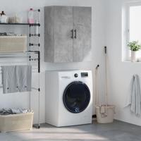 Hangkast 69,5x34x90 cm betongrijs - thumbnail