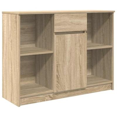 Dressoir met lade 101x35x76 cm spaanplaat sonoma eikenkleurig Dressoir met lade 101x35x76 cm spaanplaat sonoma eikenkleurig