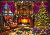 Cosy Christmas Room Puzzel 2000 stukjes - thumbnail
