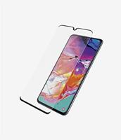 Pantserglas displaybescherming voor Samsung Galaxy A70, zwart - thumbnail