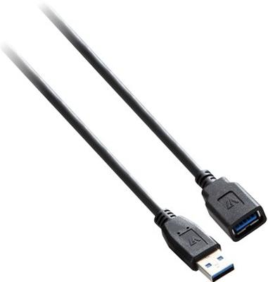 USB-kabel V7 V7E2USB3EXT-1.8M USB A Zwart
