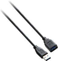 USB-kabel V7 V7E2USB3EXT-1.8M USB A Zwart - thumbnail