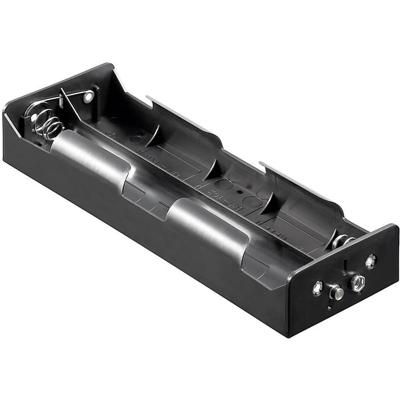 Goobay 10872 Batterijhouder Aantal cellen: 6 D (mono) Drukknopaansluiting (l x b x h) 195 x 73.5 x 32.8 mm
