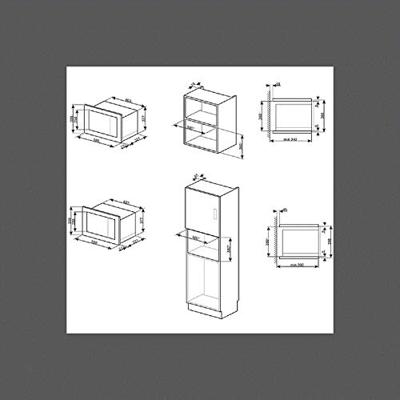 Smeg FMI020X Inbouw combimagnetrons Grijs - thumbnail