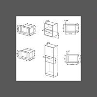 Smeg FMI020X Inbouw combimagnetrons Grijs - thumbnail