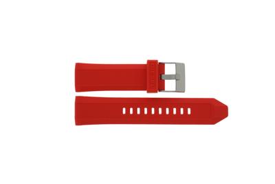 Horlogeband Diesel DZ1806 Silicoon Rood 24mm Horlogeband Diesel DZ1806 Silicoon Rood 24mm
