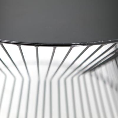 WOOOD Bijzettafel 'Suus' 35cm, kleur Zwart