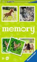 Ravensburger Spel Memory Jonge Dieren Pocket - thumbnail
