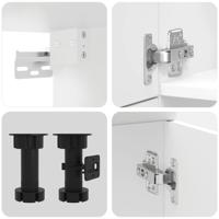 7-delige Keukenkastenset Kalmar bewerkt hout artisanaal eiken - thumbnail