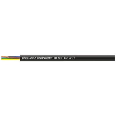 Helukabel HELUPOWER® 1000 RV-K Aansluitkabel 5 G 1.5 mm² Zwart 11003804-1000 1000 m
