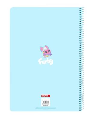 Notitieboekje Furby Hemelsblauw A4 80 Lakens
