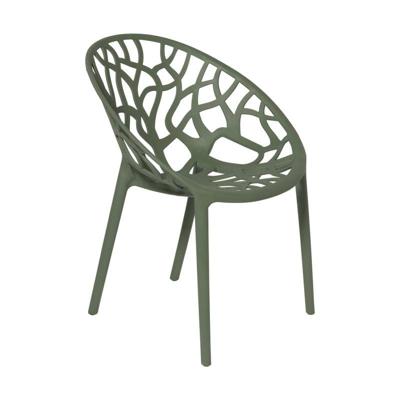 Stapelbare tuinstoel Palma - groen - 78.5x59.5x58 cm