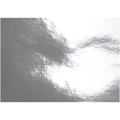 Creativ Company Metallic papier, a4, vel 210x297 mm, 120 gr, zilver, 10 vel/ 1 doos