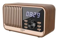 Draagbare FM-radio - CVG - BeBop FM - Bluetooth - Ingebouwde batterij - Hout - thumbnail