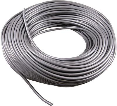 BÜNTE Plastic tarpaulin rope silver