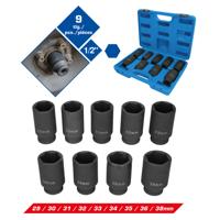 Brilliant Tools BT671000 Steeksteekpenset aandrijfassen, 9-delig - thumbnail