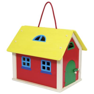 Goki houten meeneem boerderij, 31dlg.