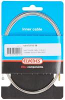 Schakel binnenkabel Elvedes 3000mm 1 x 19 draads RVS ø1,1mm met ø2,5 ×10 en ø4 × 4mm N-nippel - Zilver - thumbnail