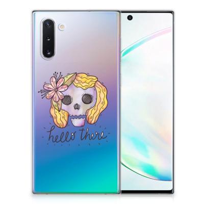 Silicone Back Case Samsung Galaxy Note 10 Boho Skull Silicone Back Case Samsung Galaxy Note 10 Boho Skull