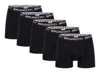 5 pack Brunotti Boxershorts - Heren Boxers - Zwart - thumbnail