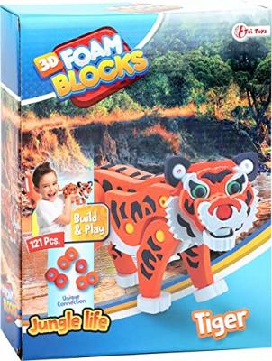 Toi Toys 3D puzzel foam Tijger Toi Toys 3D puzzel foam Tijger