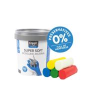 Klei creall supersoft rood/blauw/groen/geel/wit - thumbnail