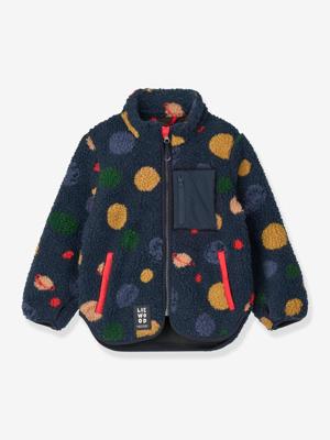 Nolan fleece jas marineblauw