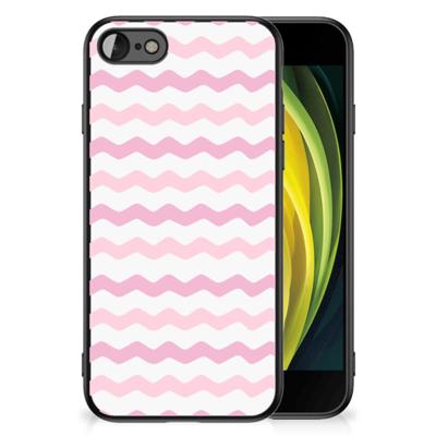 iPhone SE 2022 | SE 2020 | 7/8 Back Case Waves Roze iPhone SE 2022 | SE 2020 | 7/8 Back Case Waves Roze