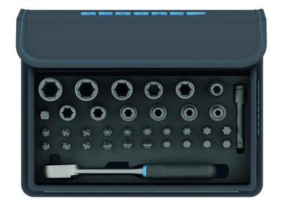 Gedore TC 666 MU-20 | Bitdopsleutelset 1/4" | in etui met CT-module | 35-delig - 3085015 Gedore TC 666 MU-20 | Bitdopsleutelset 1/4" | in etui met CT-module | 35-delig - 3085015