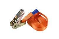 KONVOX spanband met ratel - 5 m x 25 mm - oranje - 1-delig - thumbnail